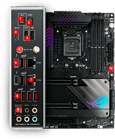 Ремонт материнской платы Asus ROG Maximus XIII Hero